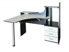Стол компьютерный угловой СКУ-12 (1080х1365х1200мм) РТВ мебель